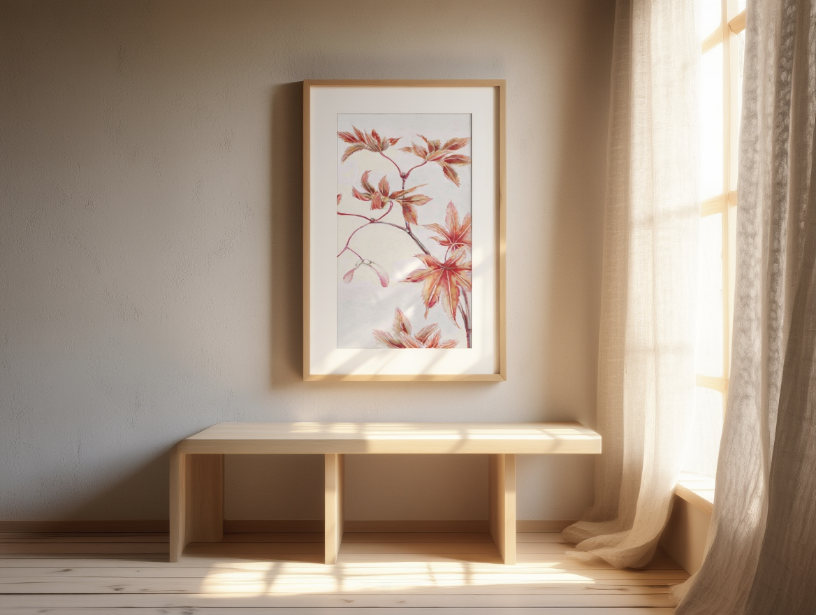 Megata Morikaga – Branch of Momiji Maple Tree | Art Print