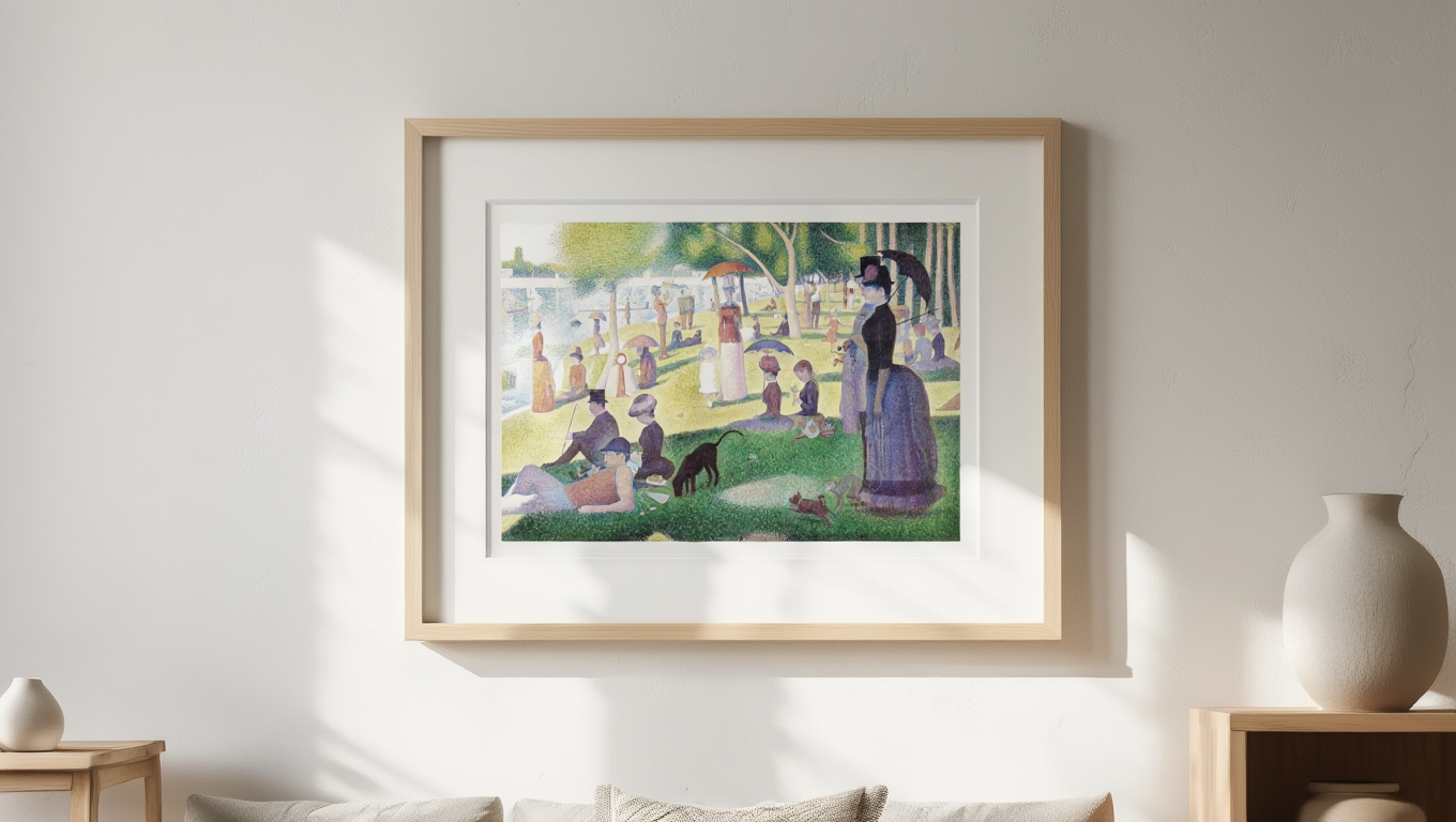 Georges Seurat – A Sunday on La Grande Jatte - Iconic Pointillist Masterpiece Print