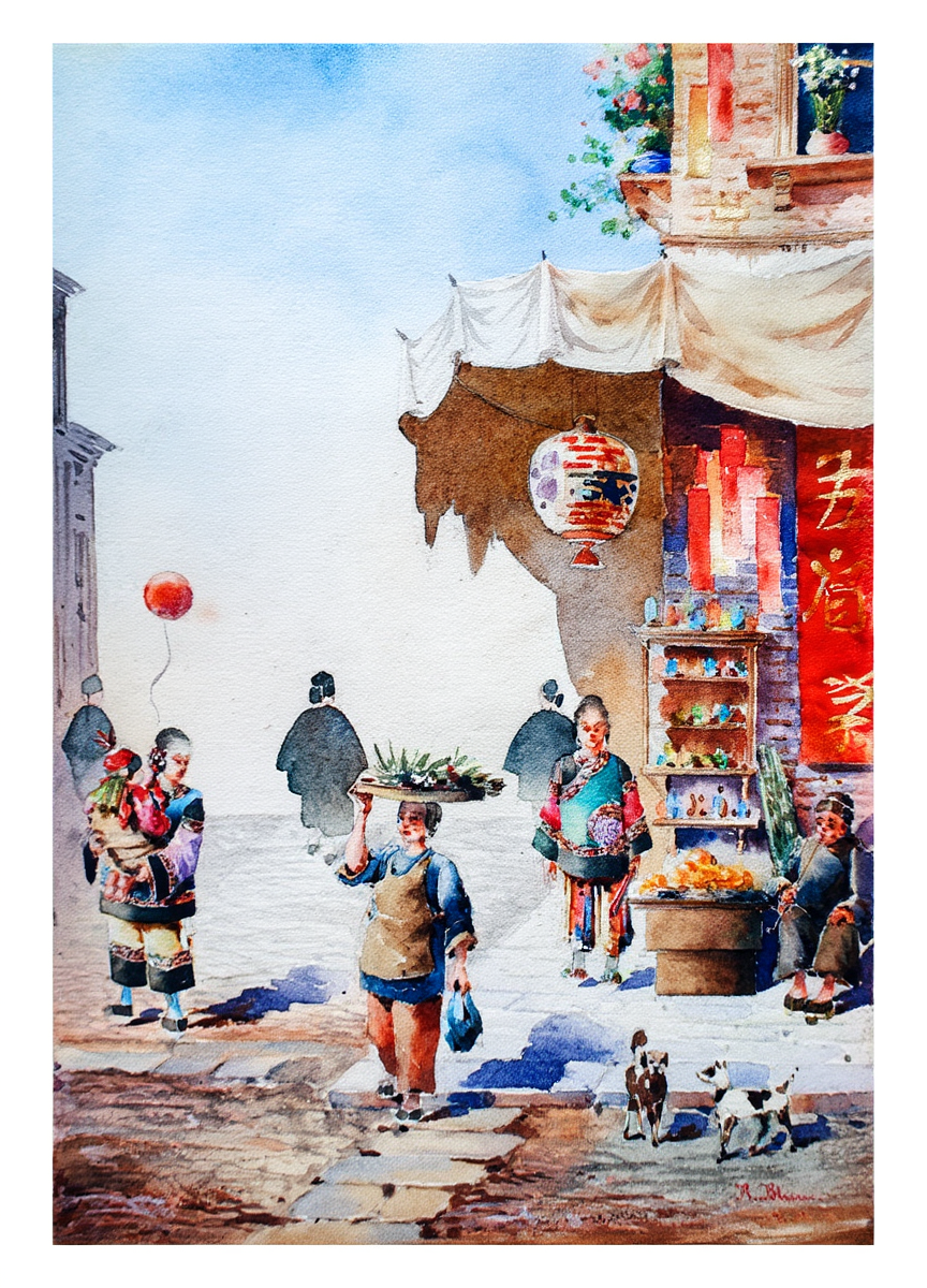 Street Scene by Robert Frederick