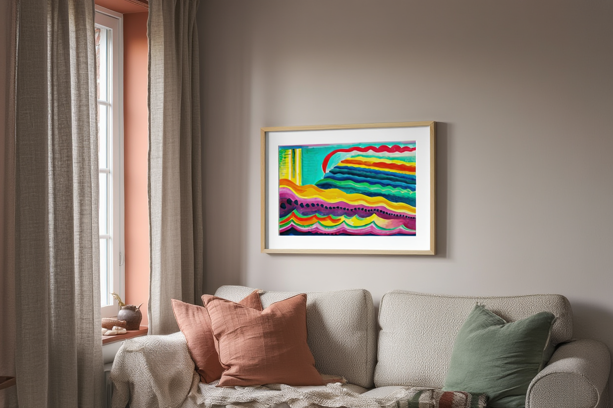 Karl Wiener – Andante Poster | Expressionist Abstract Wall Art Print
