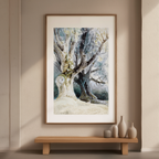 Trees in Northwick Park by David Roberts – 19th-Century British Landscape Art Print - Hakyarts