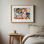 Interior by Henry Lyman Sayën – Vintage/Modern Art Print