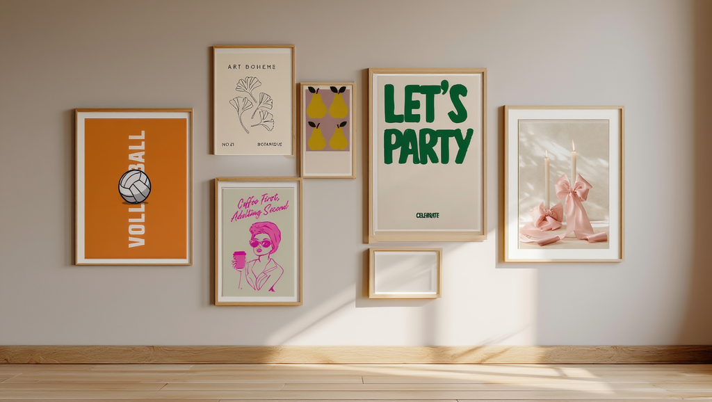 Modern Neutral Wall Art – 6 Minimalist Prints for Home & Office