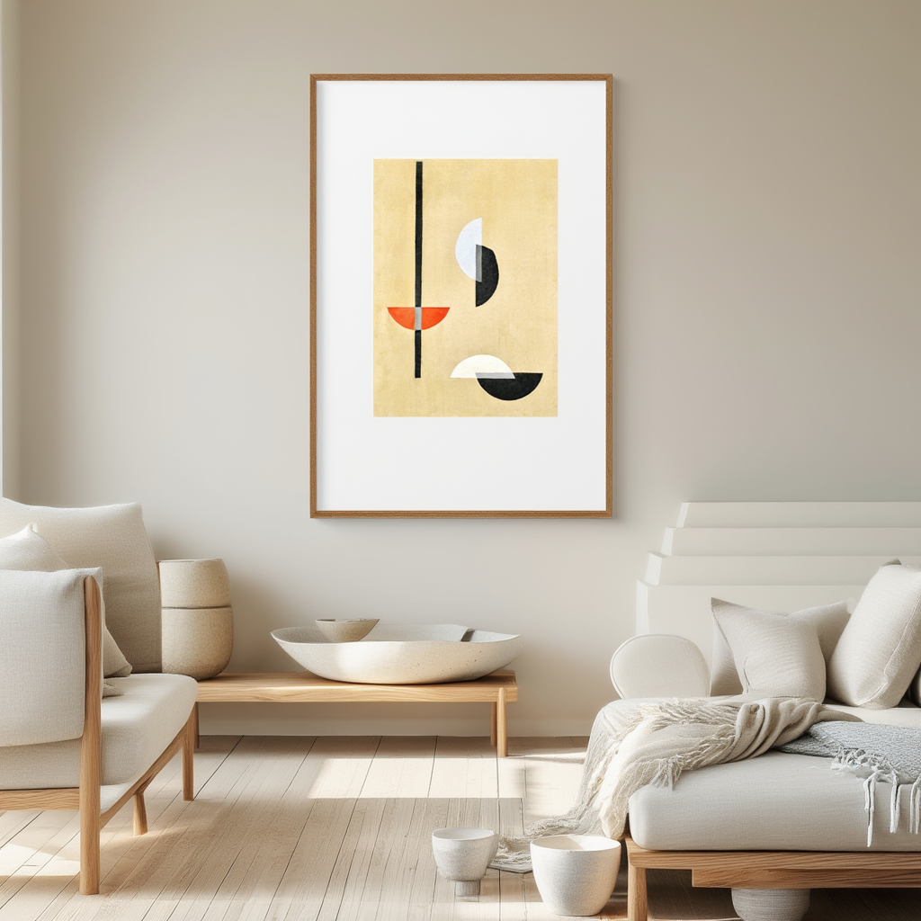 László Moholy-Nagy – Segments, 1921 – Modern Abstract Art Print | Geometric Wall Decor