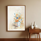 Blumenstille Art Print by Eugene Petit – Elegant Floral Wall Decor - Hakyarts