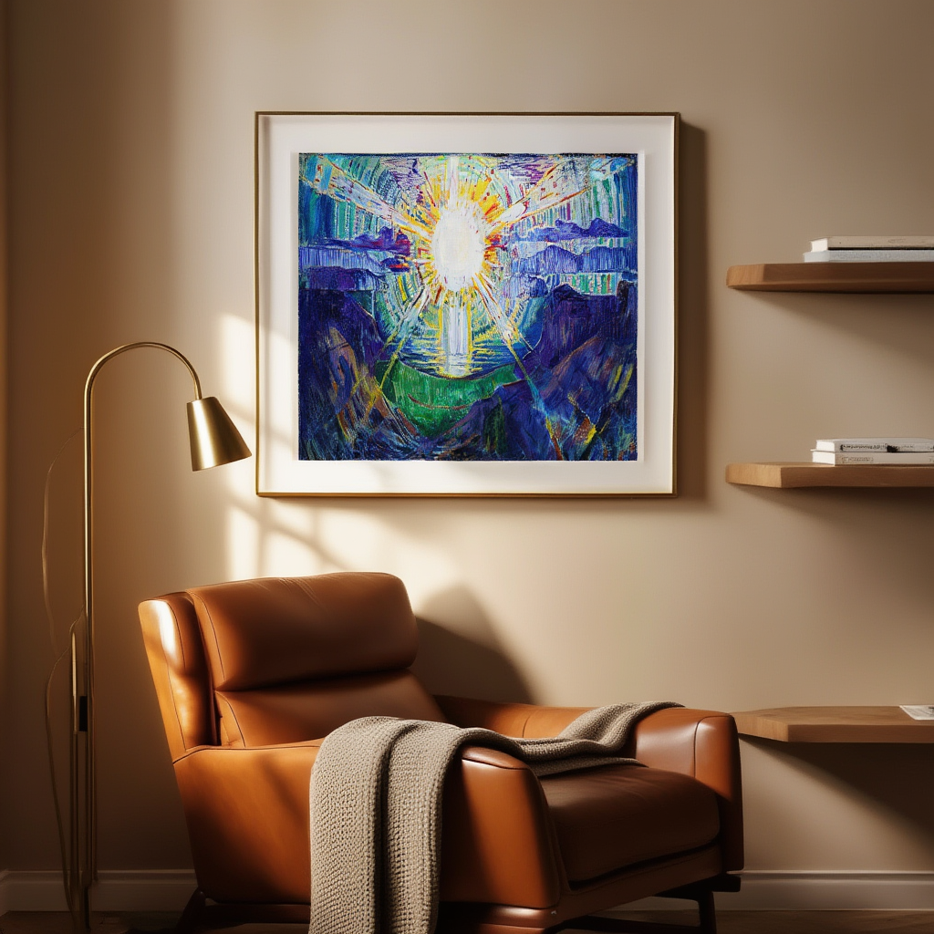 Solenintro by Edvard Munch – Expressionist Art Print