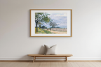 The Road from Versailles to Louveciennes – Alfred Sisley Poster | Impressionist Landscape Art Print - Hakyarts
