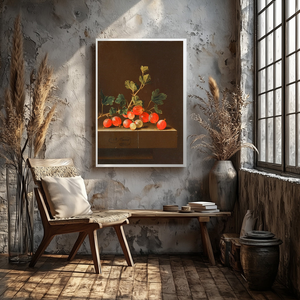 Gooseberries on a Table