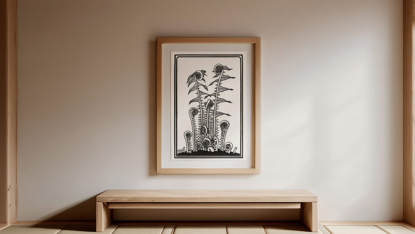 Julie de Graag - Ferns Poster