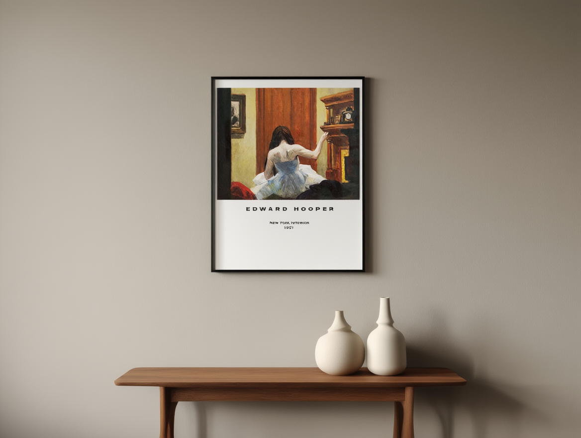 Edward Hooper - New York Interior Poster