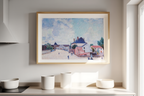 Street in Moret – Alfred Sisley Poster | Impressionist Landscape Art Print - Hakyarts
