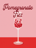 Pomegranate Fizz – Art Print - Hakyarts