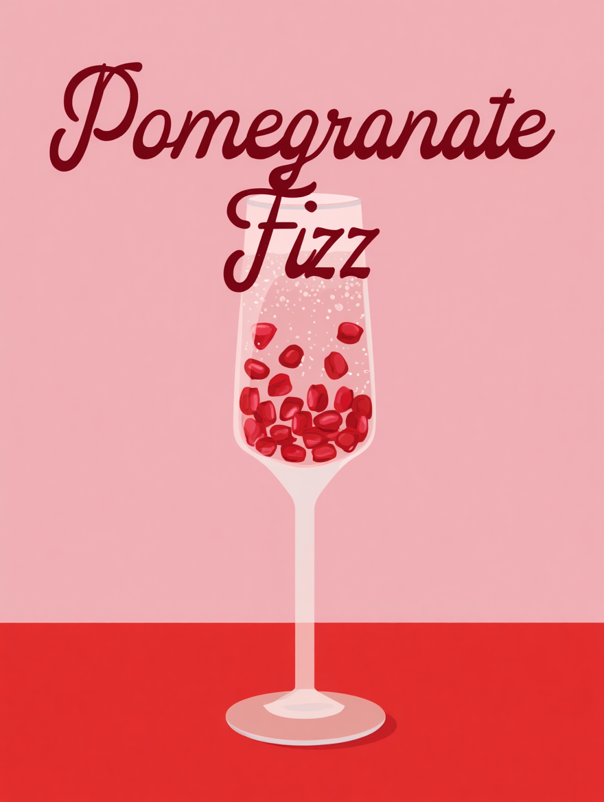 Pomegranate Fizz – Art Print