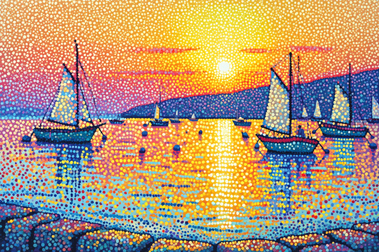 Paul Signac – Pointillist Dreams Quartet 4 Prints Mix & Match