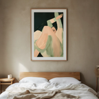 Golden Posture – Figurative Art Print - Hakyarts