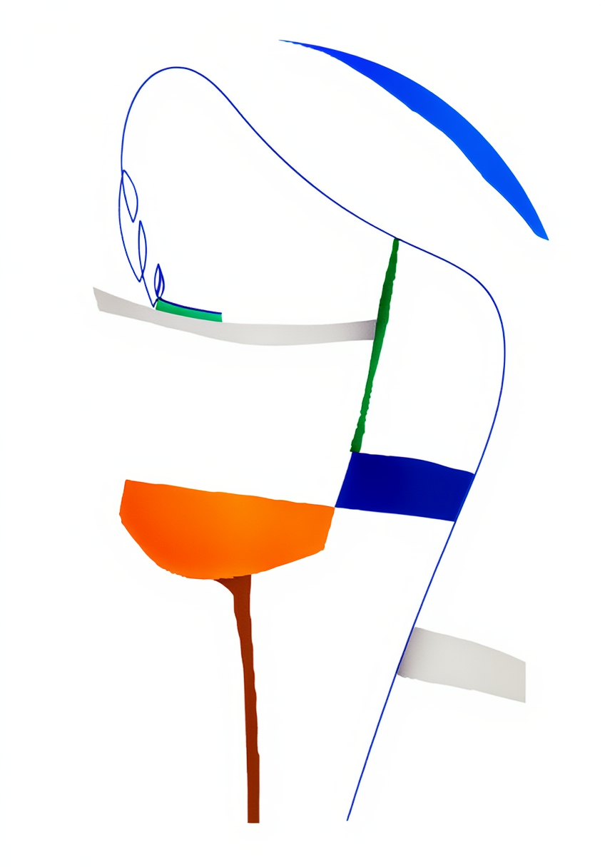 Contemporary Shapes Poster No1