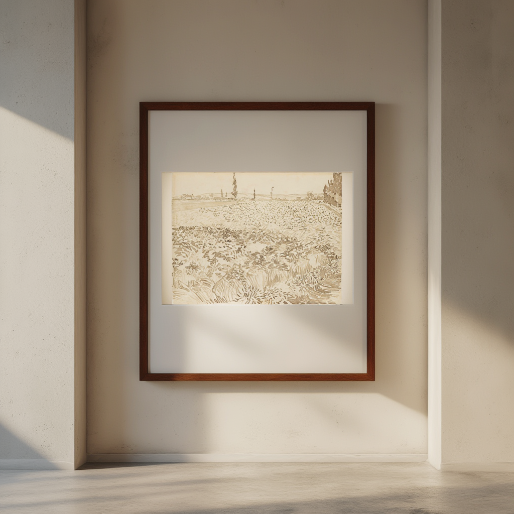 Vincent Van Gogh - Wheat Field Poster