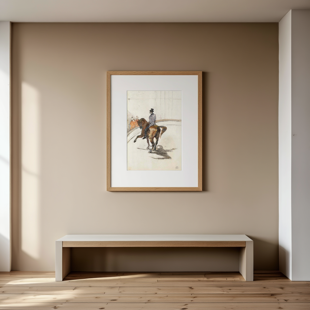 Henri de Toulouse-Lautrec – At The Circus: The Spanish Walk Print (1899) – Vintage French Art Poster