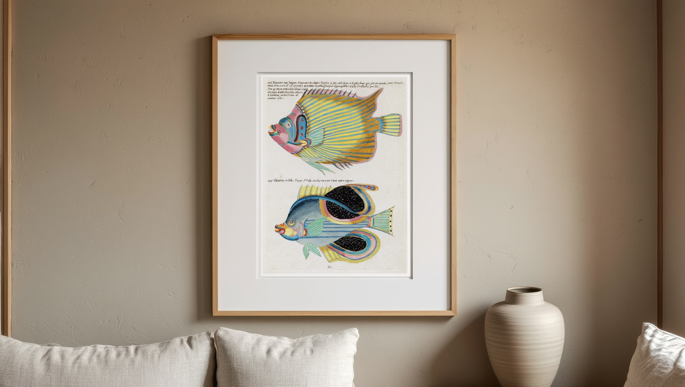Louis Renard - Poissons Plate 99 Poster