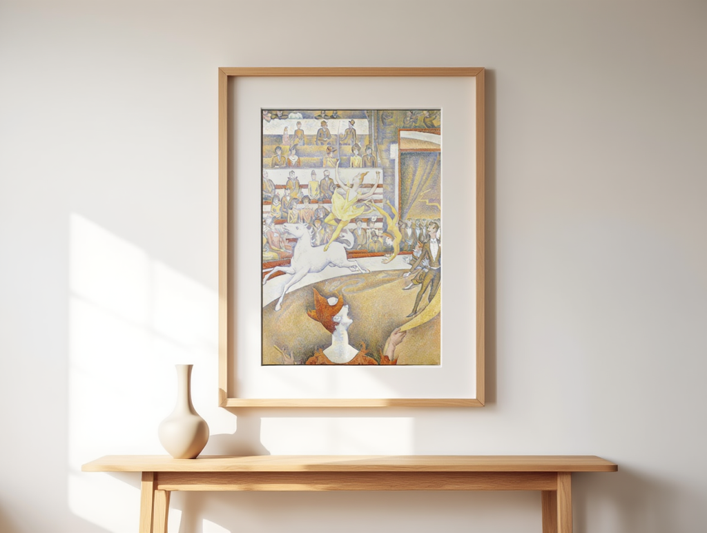 Georges Seurat – The Circus Print (1891) – Vintage French Pointillism Poster