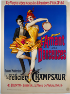 L’Amant des Danseuses Poster by Jules Chéret – Belle Époque French Advertising Art Print - Hakyarts