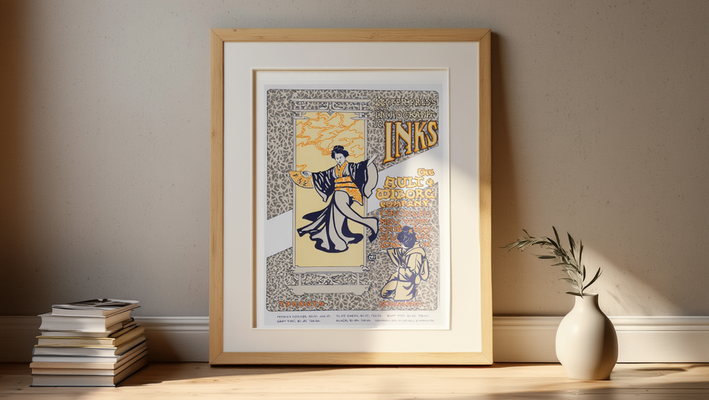 Ault & Wiborg Poster – Vintage Advertising Art Print