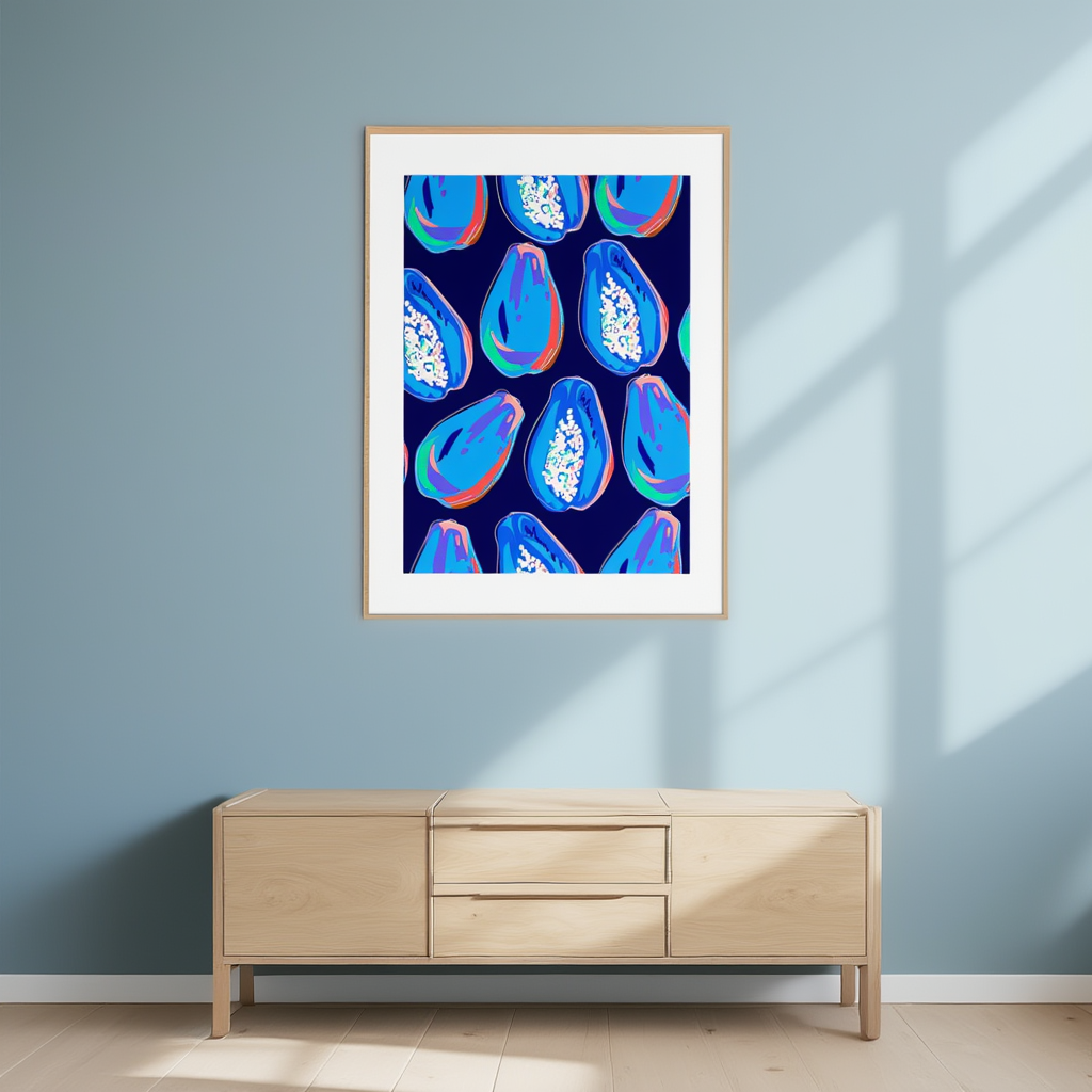 Affiche de fruits exotiques