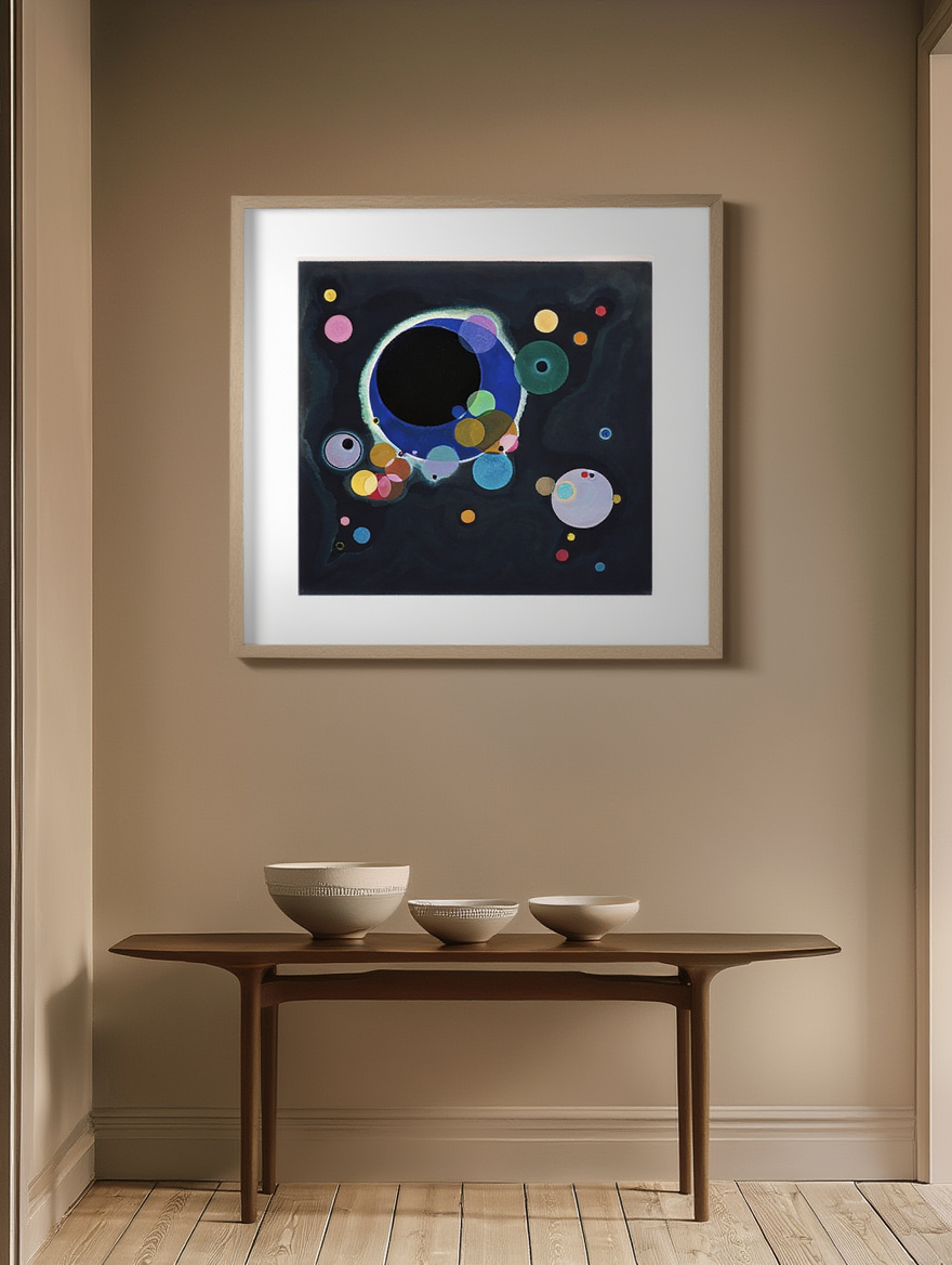 Several Circles by Wassily Kandinsky – Abstract Modern Art Print