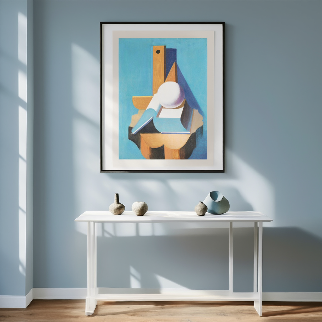 The Architecture – Vilhelm Lundstrøm Poster | Modernist Cubist Art Print