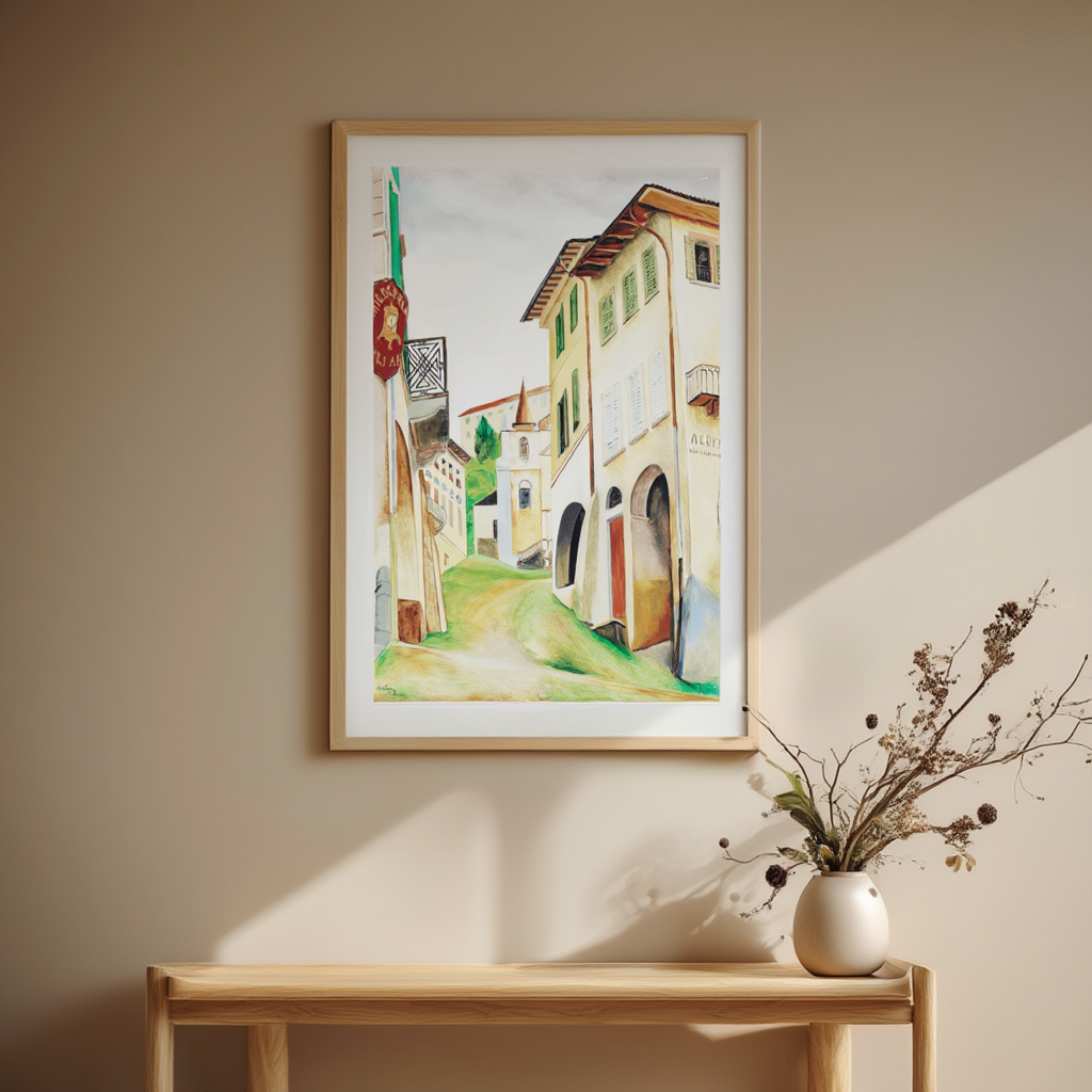 L’Albergo – Moïse Kisling (1912) | Early 20th-Century Figurative Art Print - Hakyarts
