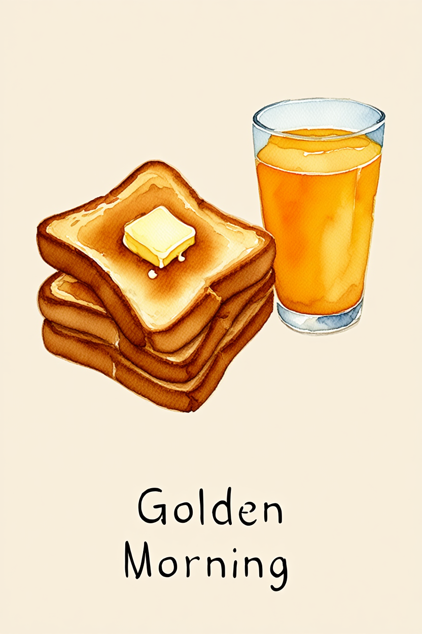 Breakfast Drinks – Set of 6 Prints