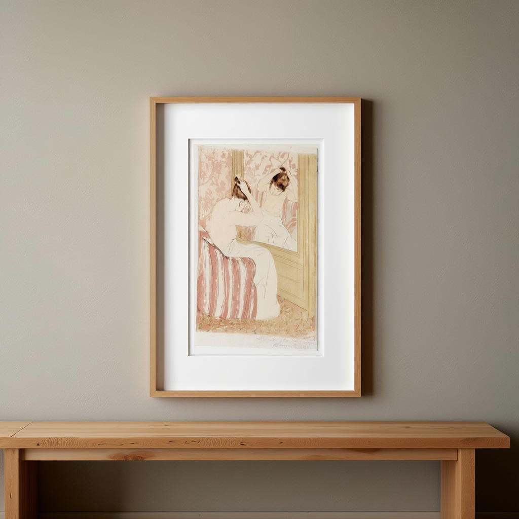 Mary Cassatt – The Coiffure – Iconic Impressionist Art Print