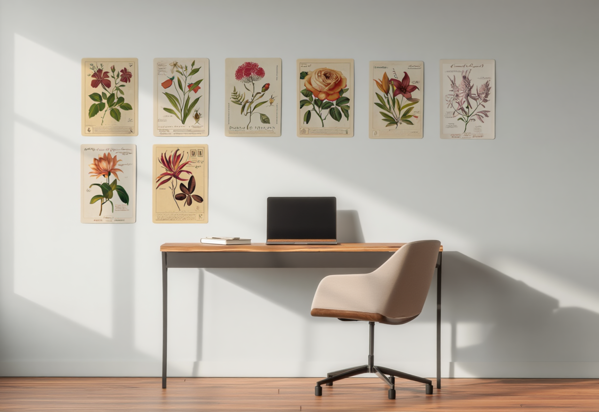 Botanical Serenity – Set of 6 Art Prints