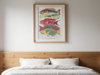 Great Barrier Reef Fishes by William Saville-Kent – Natural History Marine Art Print