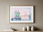 Venice ‘The Pink Cloud’ – Paul Signac Poster | Neo‑Impressionist Venetian Art Print
