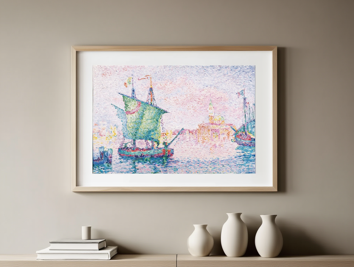 Paul Signac - Venice 'The Pink Cloud'