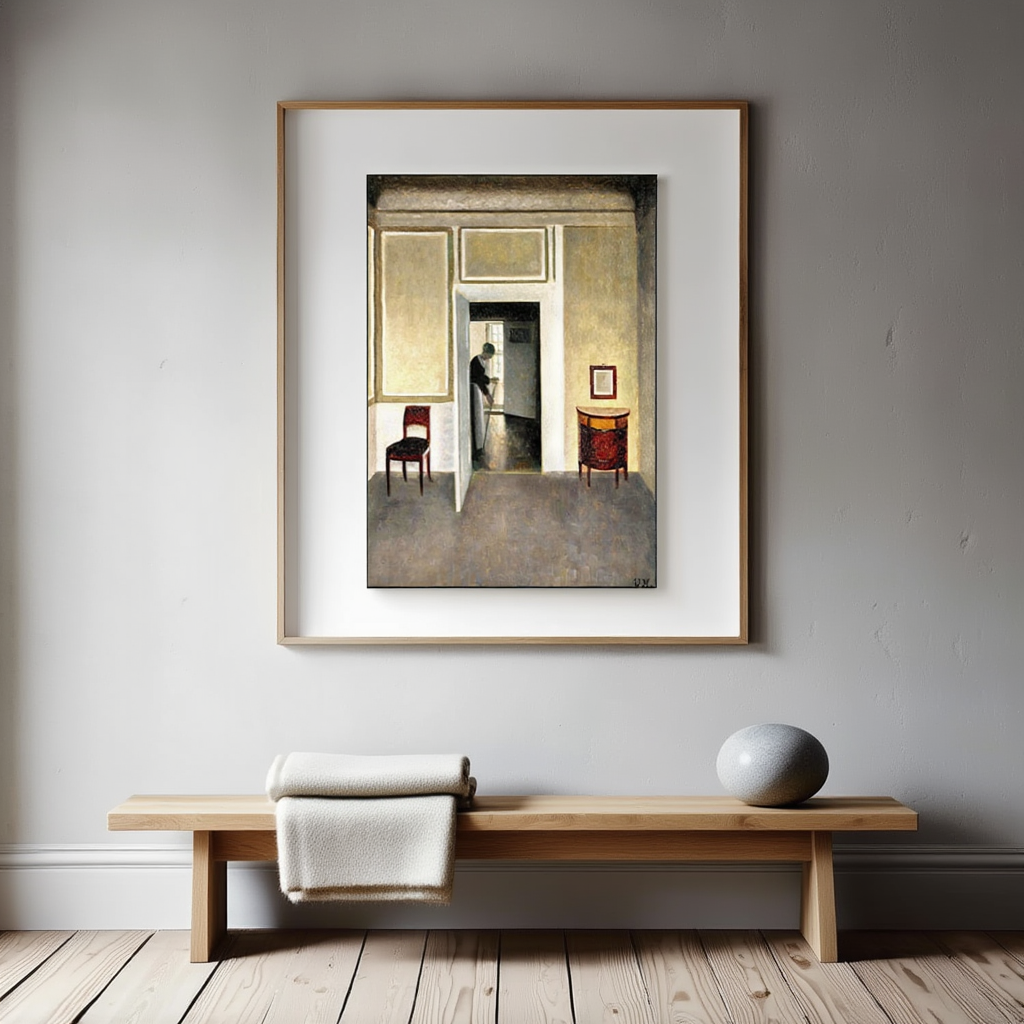 Vilhelm Hammershøi  - Interior | HakyArts