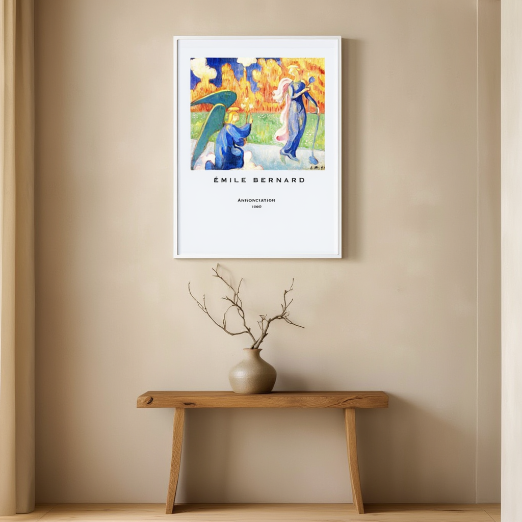 Annonciation by Émile Bernard, 1890 – Symbolist Religious Art Print