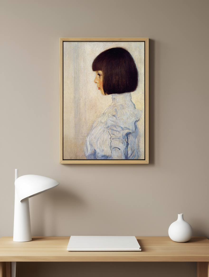 Helen Klimt – Gustav Klimt Portrait Art Print | Viennese Secession Wall Art