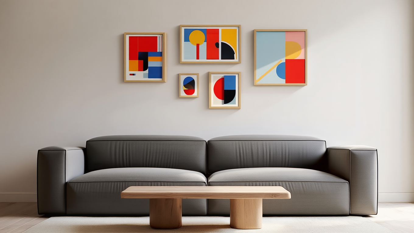 Bauhaus Balance – Set of 4 Art Prints
