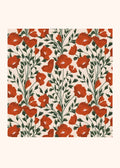 Rustic Floral Folk Pattern Print