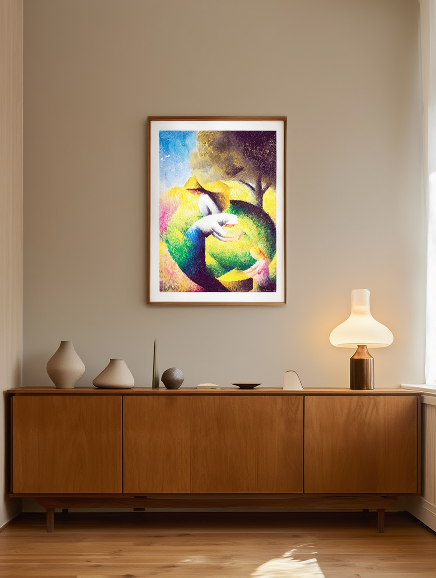 Vendanges – Félix Bonnet (1914) | Impressionist Vineyard Landscape Art Print