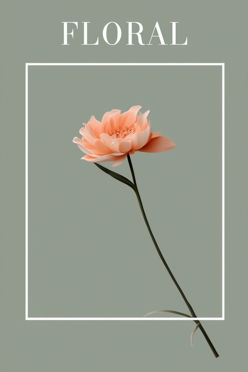 Petal Whisper – Floral Art Print - Hakyarts