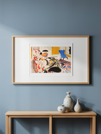 Calligraphic Interior by Henry Lyman Sayën – Decorative & Figurative Art Print