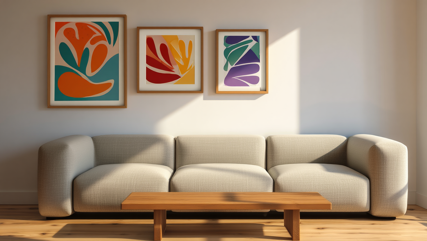 Matisse Trio – Set of 3 Colorful Abstract Prints