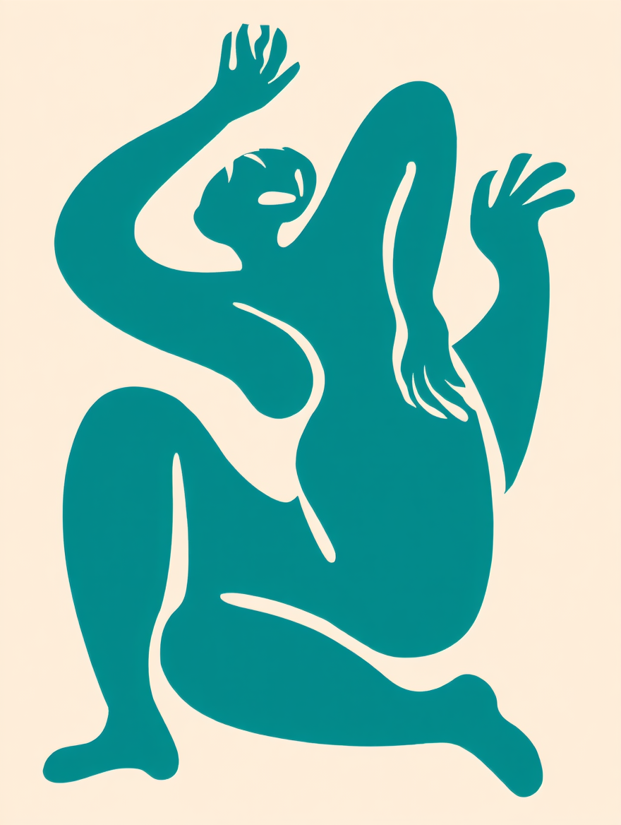 Matisse Figurative – Set of 5 Abstract Prints