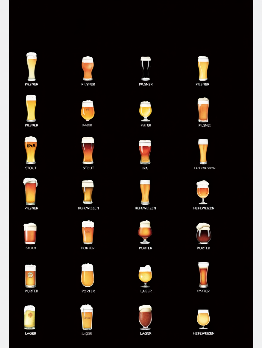 Beer Lovers – 3 Prints | Mix & Match Wall Art Collection