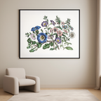 The Ladies’ Flower-Garden of Ornamental Annuals – Jane Loudon Poster | Botanical Illustration Art Print