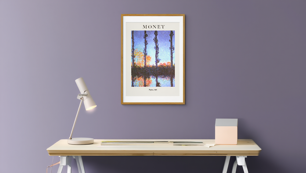 Claude Monet - Poplars Poster