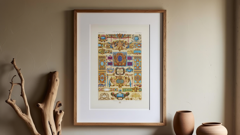 Auguste Racinet – Renaissance 15 Print – Vintage Historical Art Poster